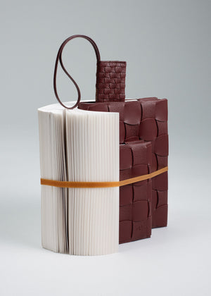 Polène A5 Neiti Notebook Cover - Black Cherry - view 4