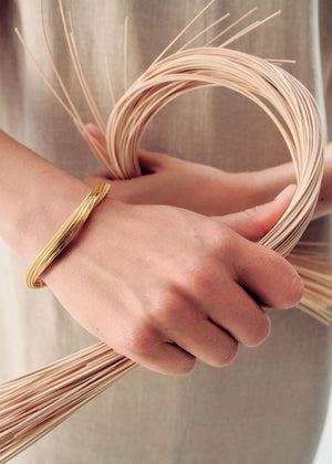 Polène Rozo Bangle - Rattan - view 4