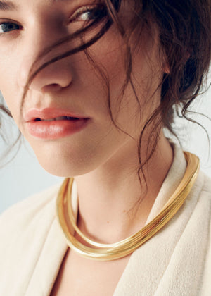 Polène Rozo Necklace - Rattan - view 4