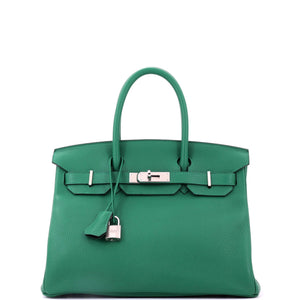 Hermes Birkin Handbag Verso Clemence with Palladium Hardware 30 - view 1