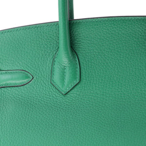 Hermes Birkin Handbag Verso Clemence with Palladium Hardware 30 - view 8