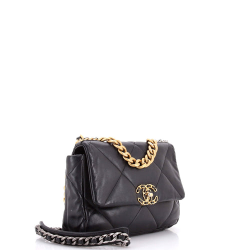 Chanel 19 Flap Bag Quilted Leather Medium – view 2