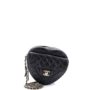 Chanel CC in Love Heart Bag Quilted Lambskin - view 1