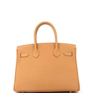 Hermes Birkin Handbag Caramel Epsom with Palladium Hardware 30 - view 3