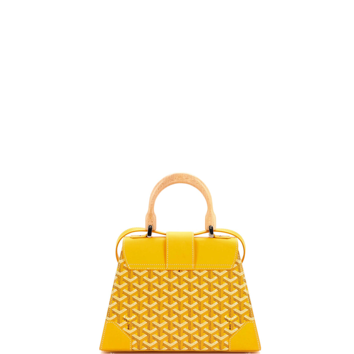 Saigon Top Handle Bag Coated Canvas with Leather PM
