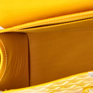 Goyard Saigon Top Handle Bag Coated Canvas with Leather PM - view 5