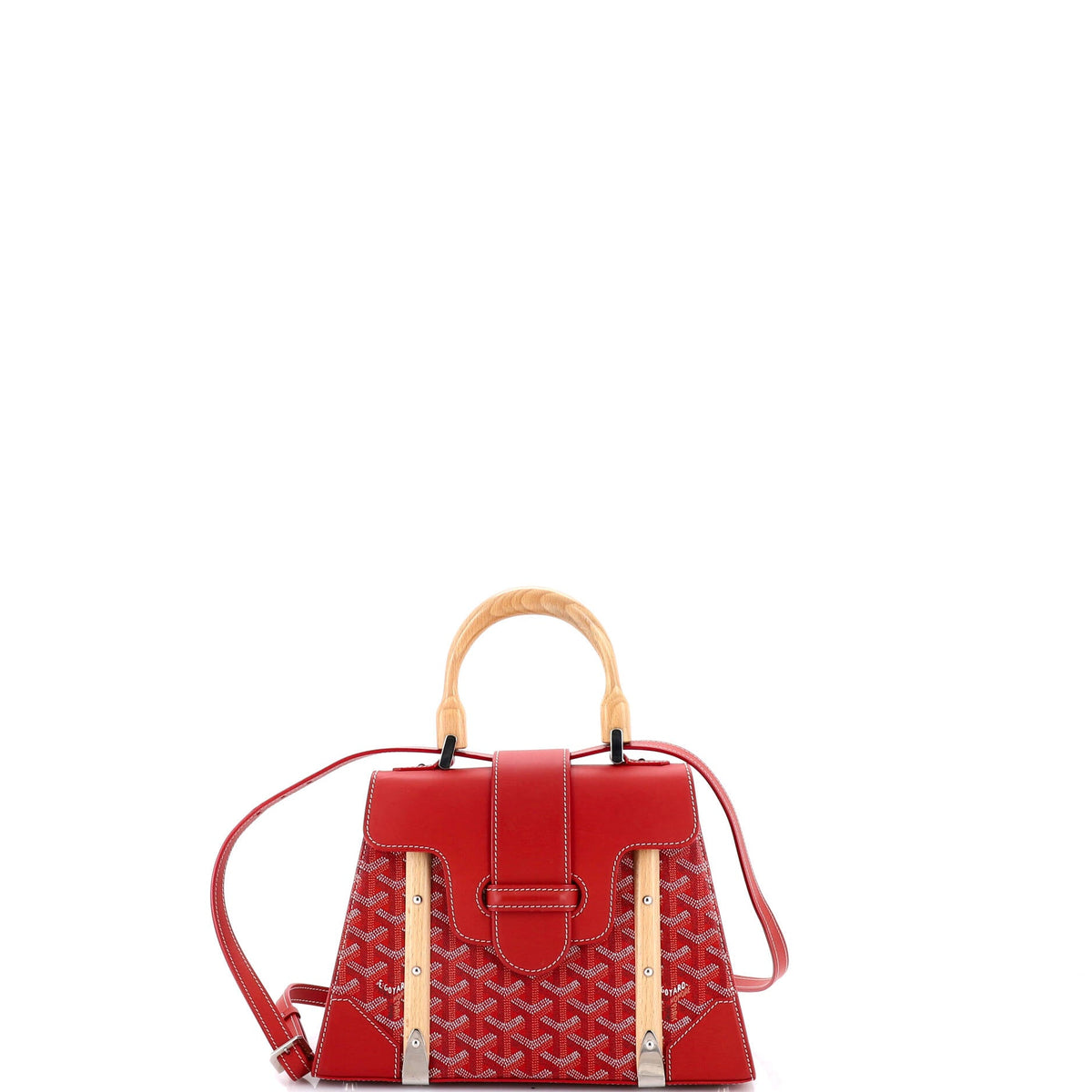 Saigon Top Handle Bag Coated Canvas with Leather PM