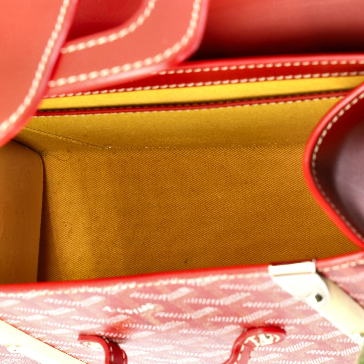 Saigon Top Handle Bag Coated Canvas with Leather PM