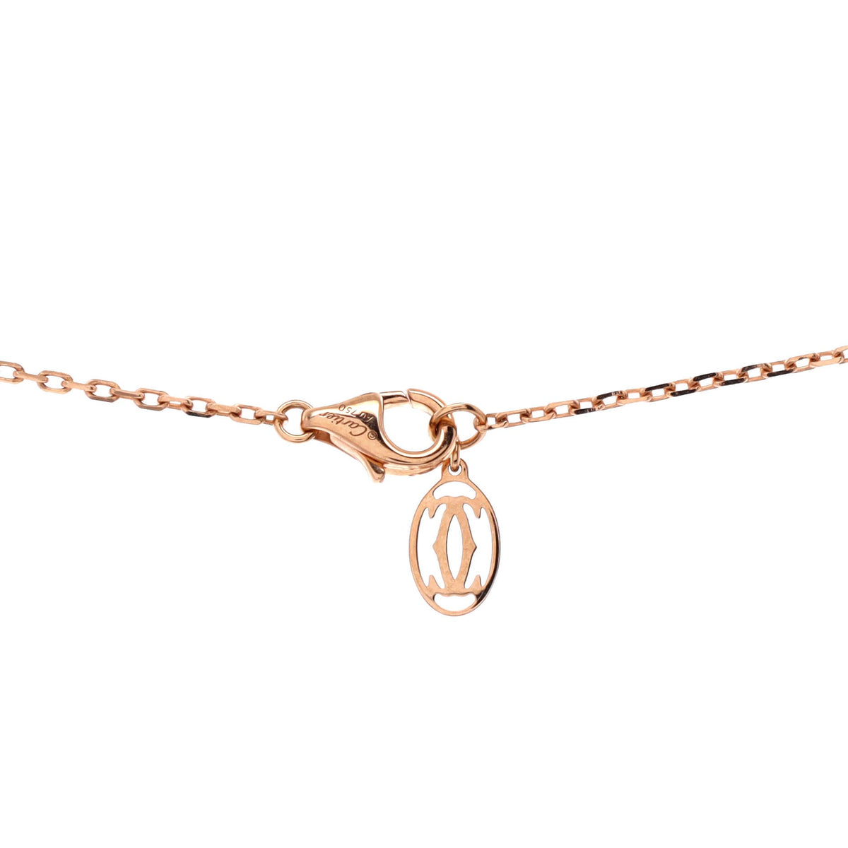 Cartier Juste un Clou Pendant Necklace 18K Rose Gold and Pave Diamonds – view 3