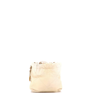 Chanel 22 Chain Hobo Quilted Shaded Calfskin Mini - view 3