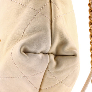Chanel 22 Chain Hobo Quilted Shaded Calfskin Mini - view 6