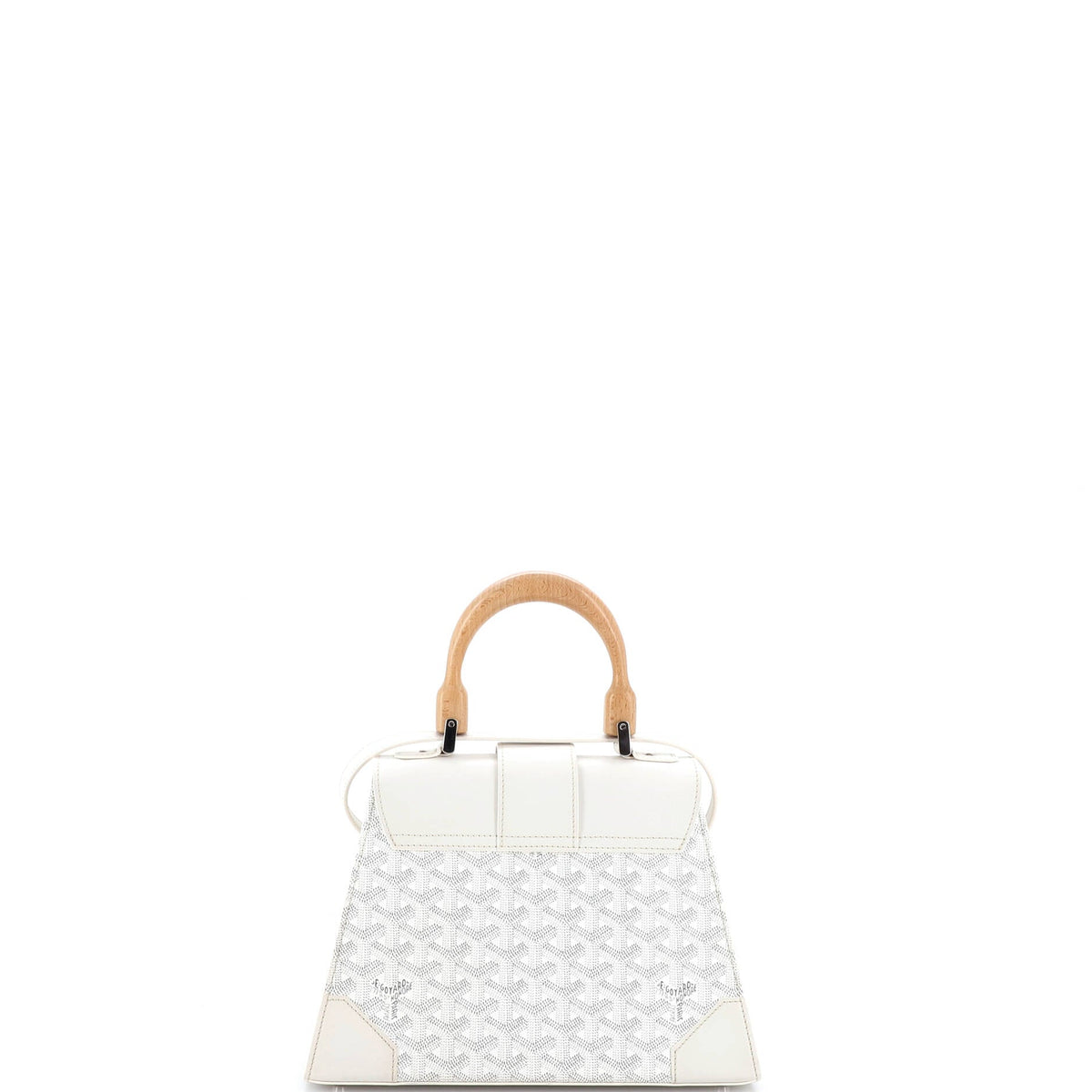 Saigon Top Handle Bag Coated Canvas with Leather PM