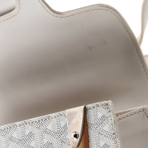 Goyard Saigon Top Handle Bag Coated Canvas with Leather PM - view 6