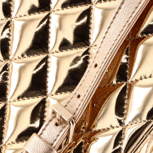 Chanel Hollywood Boulevard Backpack with Star Coin Purse Quilted Metallic Leather - view 6