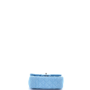 Chanel Classic Single Flap Bag Quilted Denim Mini - view 4