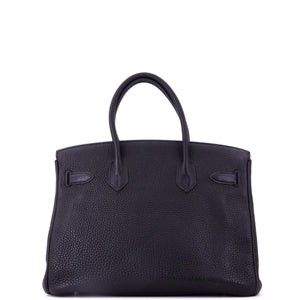 Hermes Birkin Handbag Noir Togo with Gold Hardware 30 - view 4