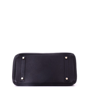 Hermes Birkin Handbag Noir Togo with Gold Hardware 30 - view 5