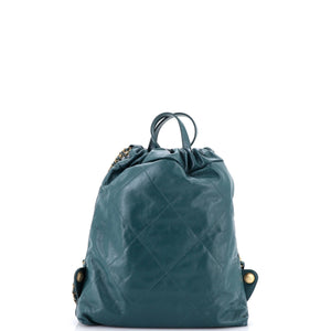 Chanel 22 Chain Backpack Quilted Calfskin Medium - view 3