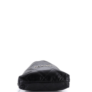 Chanel 22 Chain Backpack Quilted Calfskin Medium - view 4
