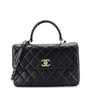 Chanel Trendy CC Top Handle Bag Quilted Lambskin Medium - view 1