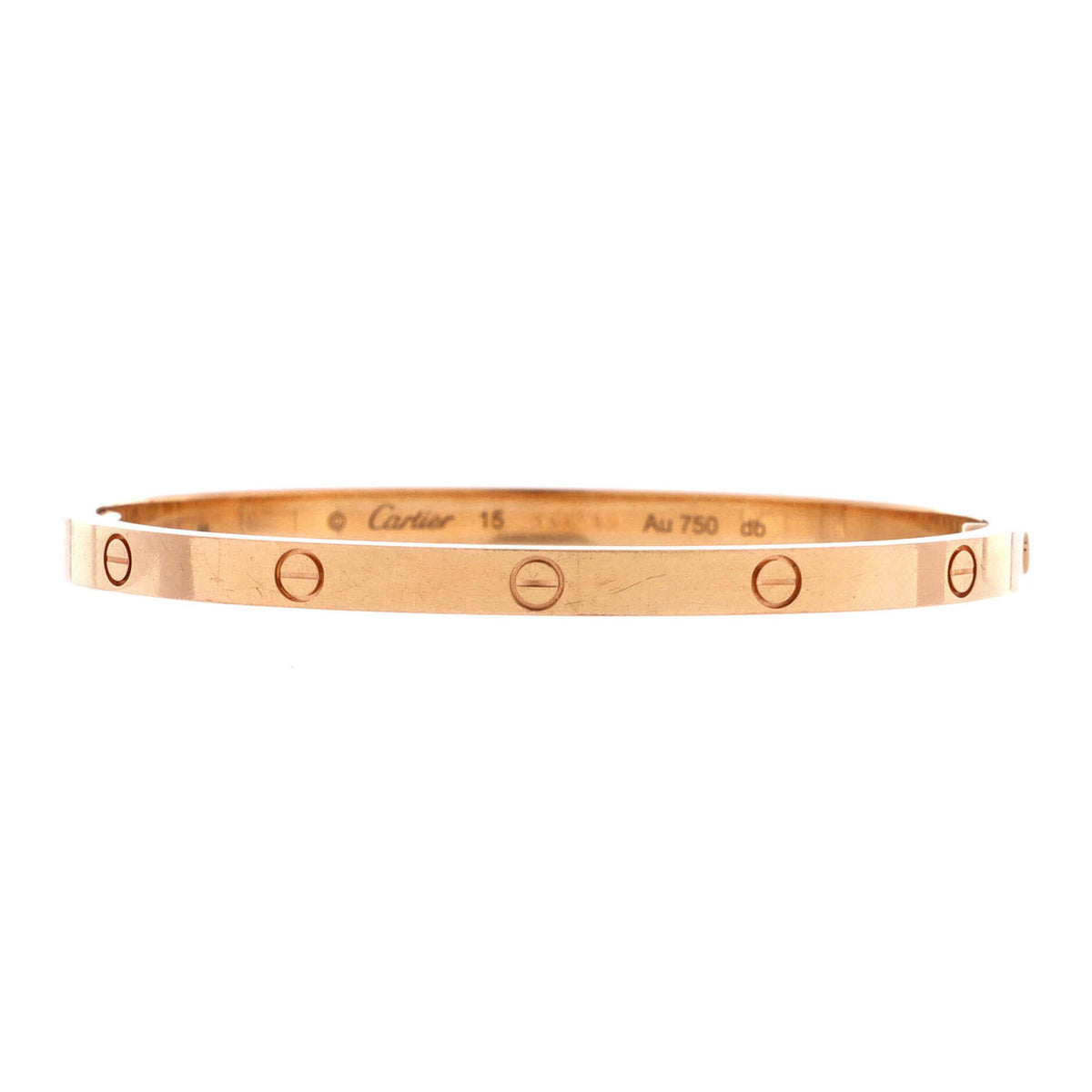 Cartier Love Bracelet 18K Rose Gold Small 15