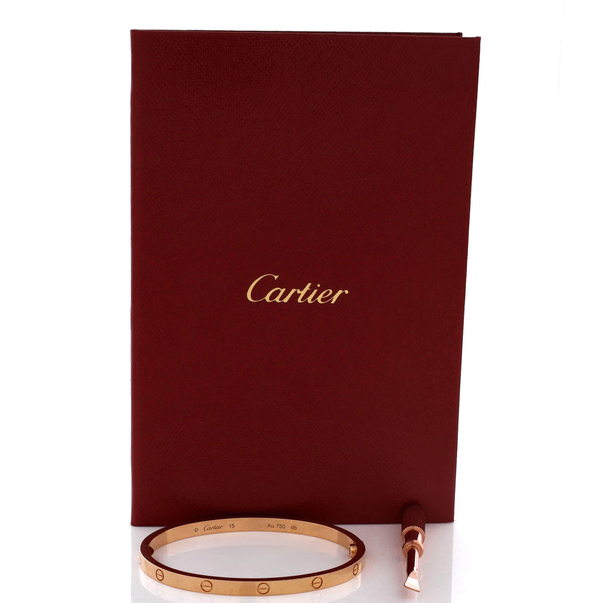 Cartier Love Bracelet 18K Rose Gold Small 15 – view 2