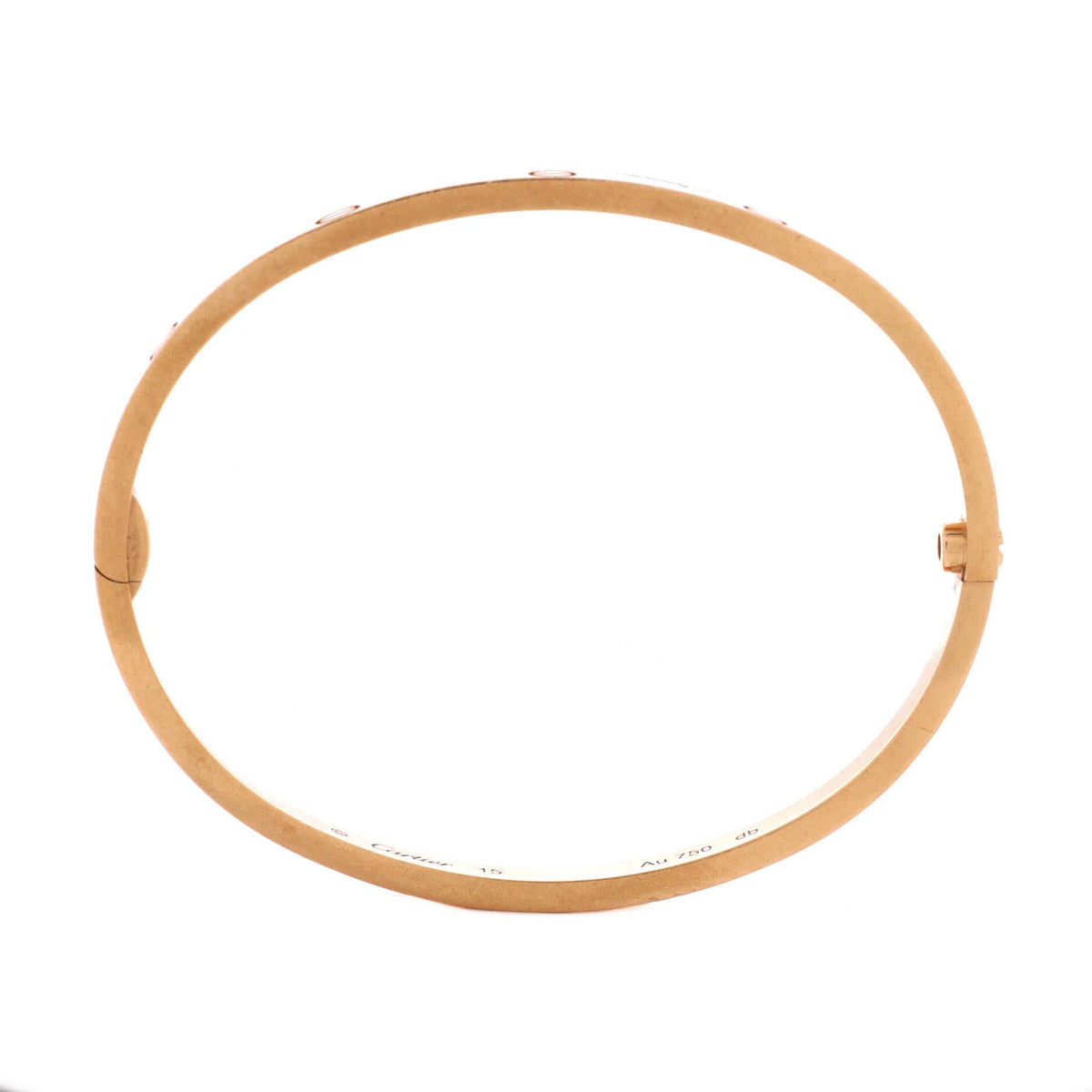 Cartier Love Bracelet 18K Rose Gold Small 15 – view 3