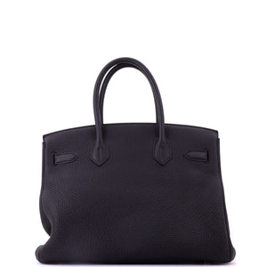 Hermes Birkin Handbag Noir Togo with Gold Hardware 30 - view 4