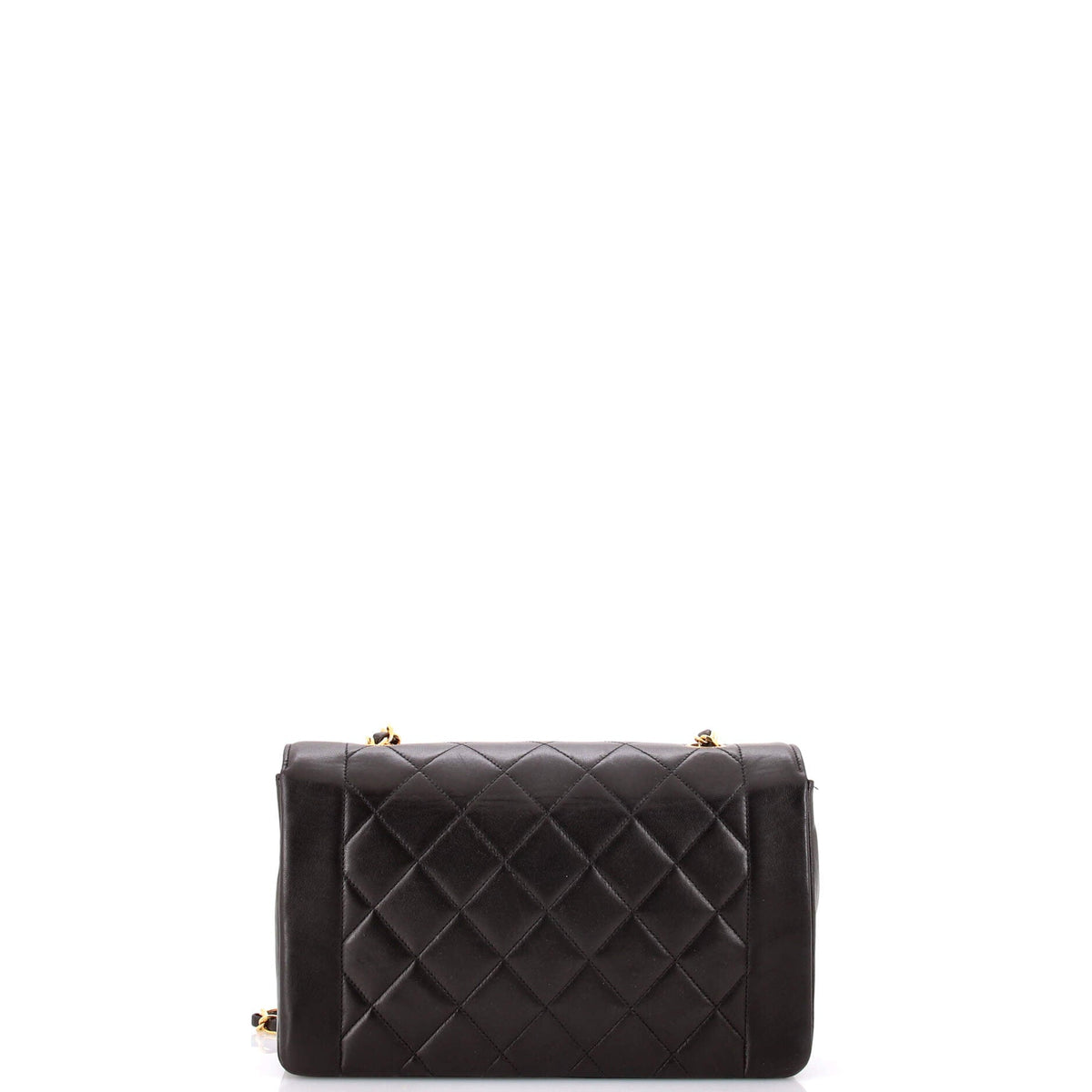Vintage Diana Flap Bag Quilted Lambskin Medium