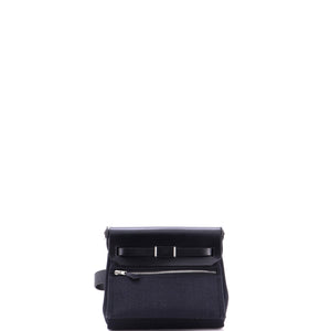 Hermes Herbag Zip Toile and Leather 20 - view 4