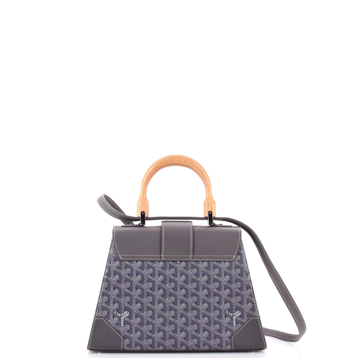 Saigon Top Handle Bag Coated Canvas with Leather PM