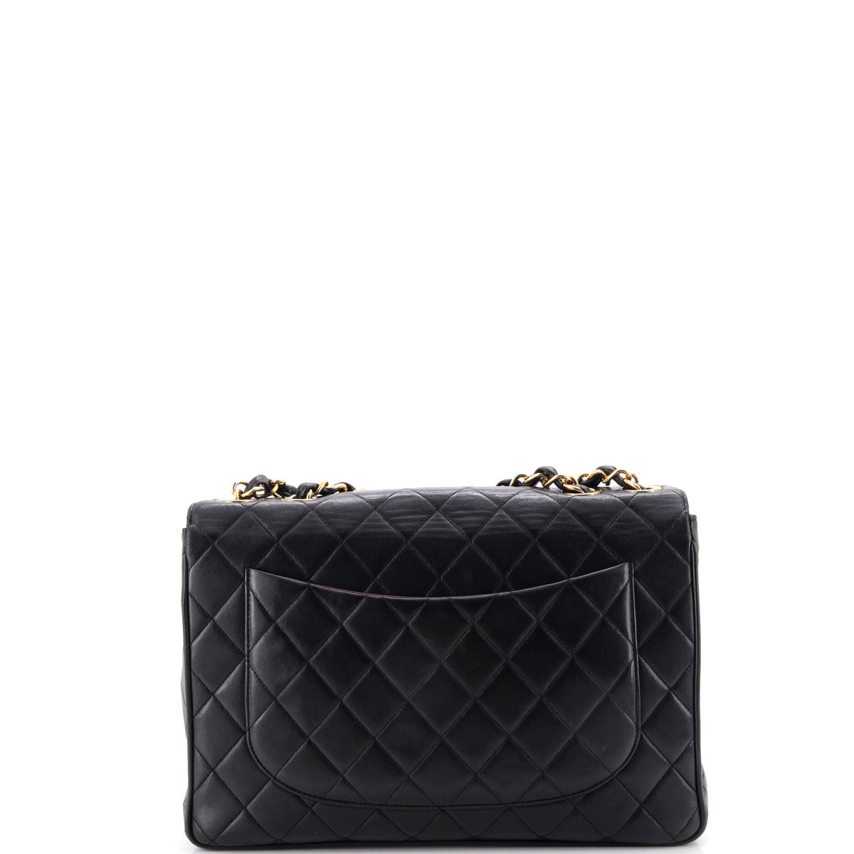 Vintage Classic Single Flap Bag Quilted Lambskin Jumbo