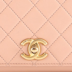 Chanel Pearl Boy Chain Flap Bag Quilted Calfskin Mini - view 6