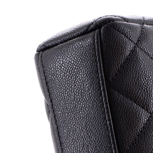 Chanel Coco First Flap Bag Quilted Caviar Nano - view 6