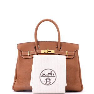 Hermes Birkin Handbag Gold Togo with Gold Hardware 30 - view 2