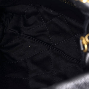 Chanel 22 Chain Hobo Quilted Caviar Mini - view 5