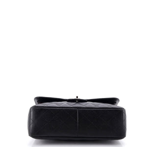 Chanel Classic Double Flap Bag Quilted Caviar Jumbo - view 4