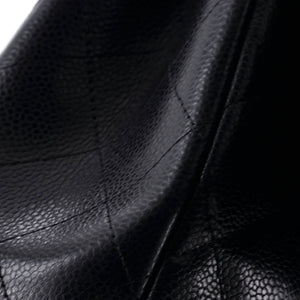 Chanel Classic Double Flap Bag Quilted Caviar Jumbo - view 6