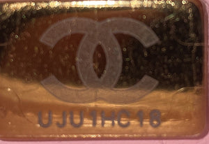 Chanel CC Turnlock Top Handle Wallet on Chain Quilted Caviar - view 6