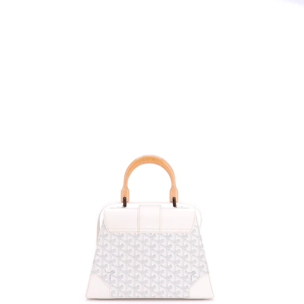 Saigon Top Handle Bag Coated Canvas with Leather PM