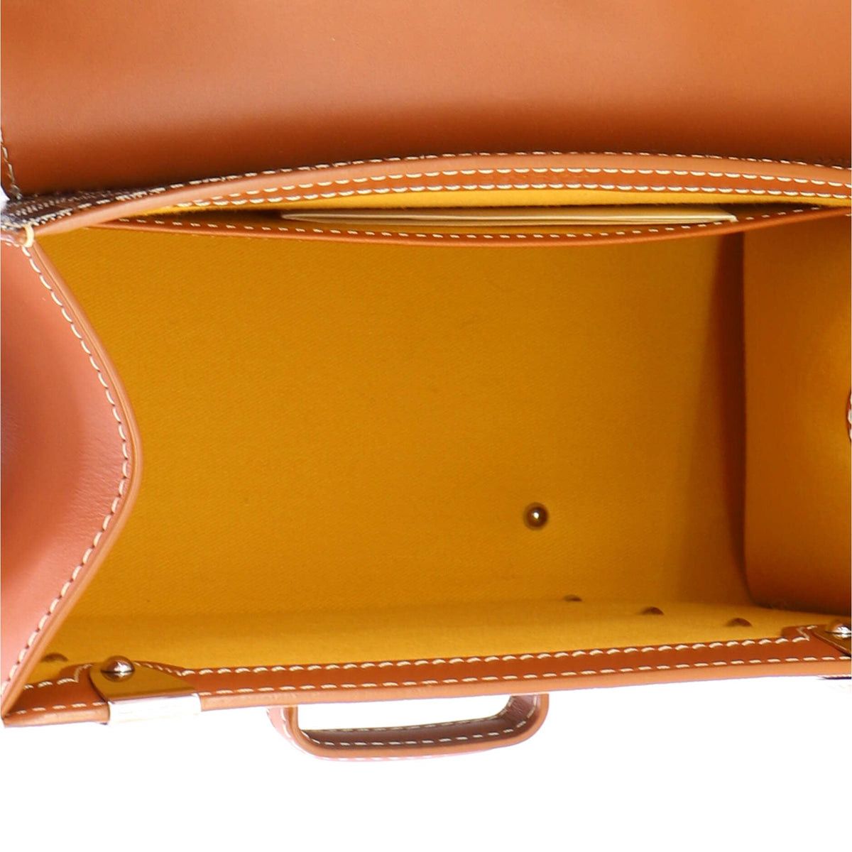 Saigon Top Handle Bag Coated Canvas with Leather PM