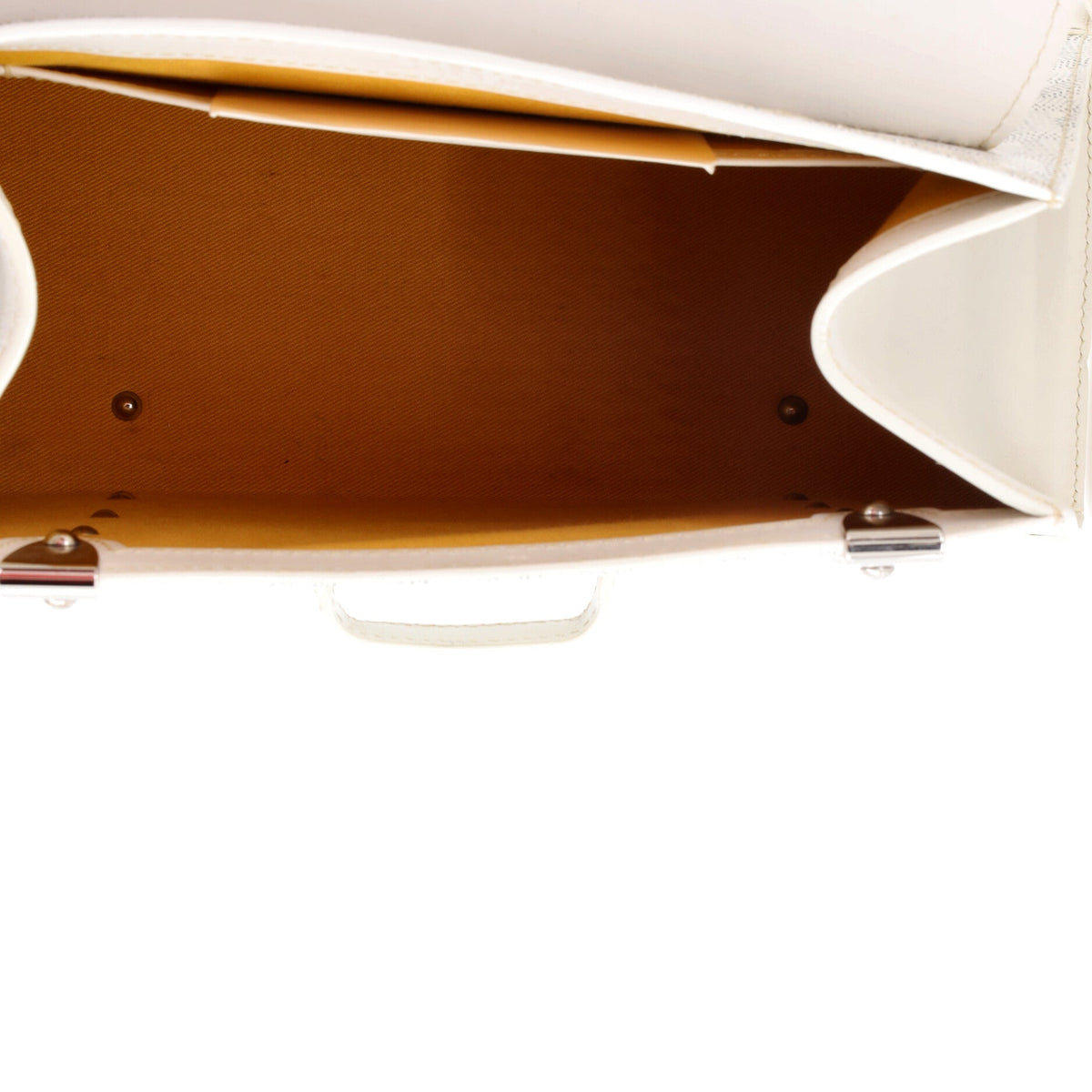 Saigon Top Handle Bag Coated Canvas with Leather PM