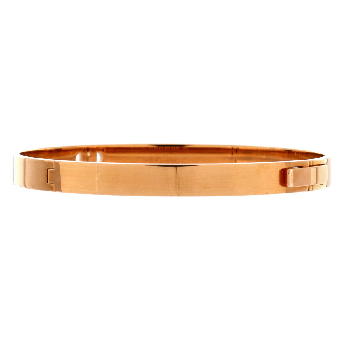 H d'Ancre Bracelet 18K Rose Gold with Diamonds Small