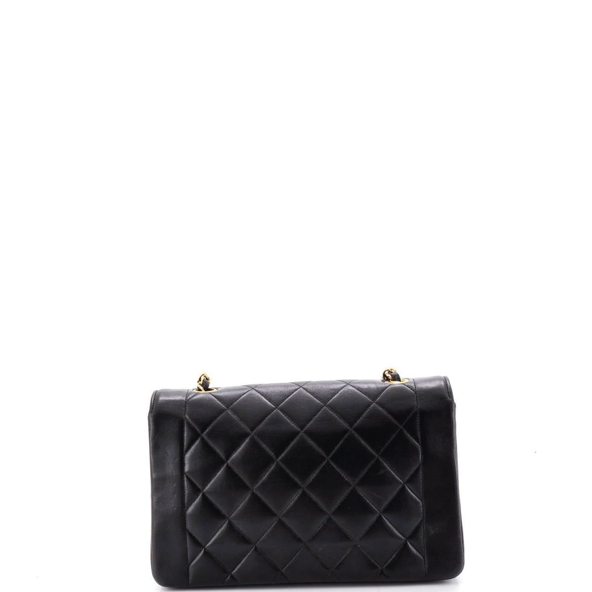 Vintage Diana Flap Bag Quilted Lambskin Medium