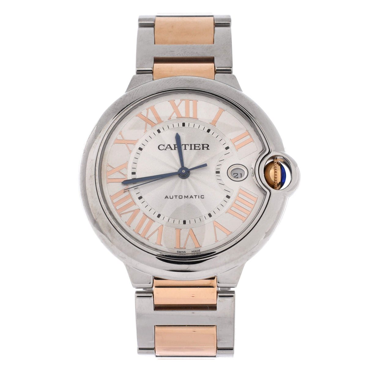 Cartier Ballon Bleu de Cartier Automatic Watch Stainless Steel and Rose Gold 42