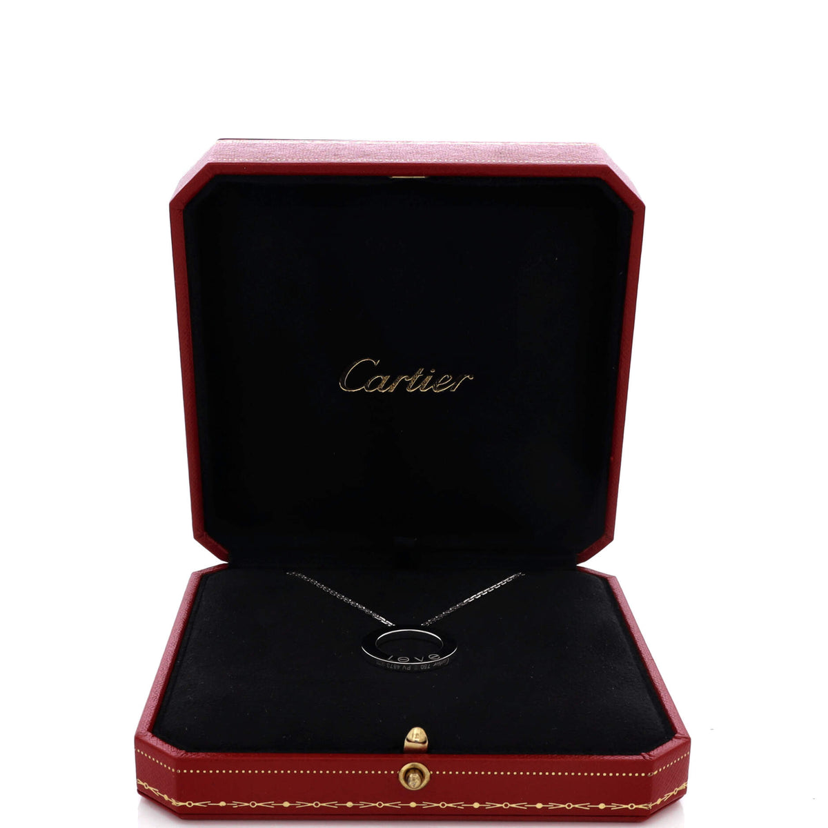 Cartier 6 Diamonds Love Pendant Necklace 18K White Gold and Diamonds – view 2