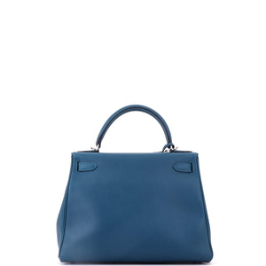 Hermes Kelly Handbag Colvert Epsom with Palladium Hardware 28 - view 3