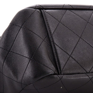 Chanel CC Button Chain Tote Quilted Shiny Lambskin Small - view 6