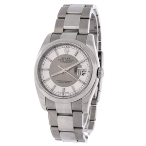 Rolex Oyster Perpetual Datejust Automatic Watch Stainless Steel 36 - view 2
