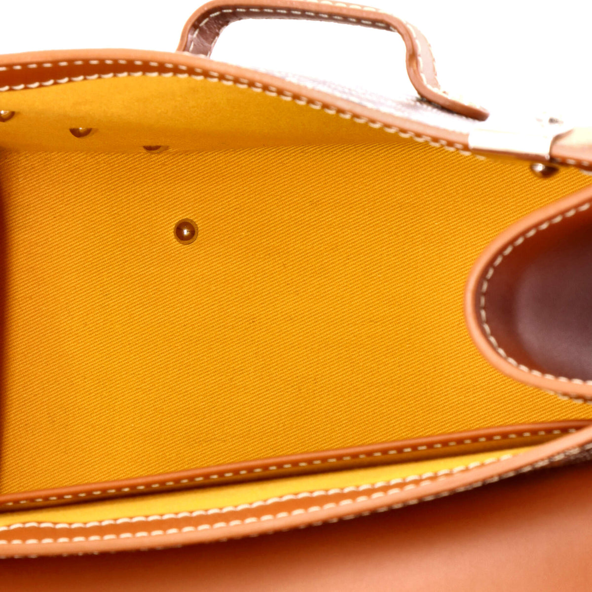 Saigon Top Handle Bag Coated Canvas with Leather PM